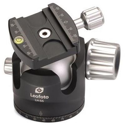 Leofoto Ballhead LH-55 + Release Plate QP-70 