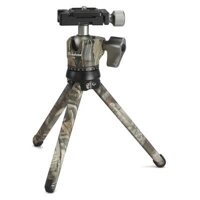 Leofoto Pocket Mini Tripod MT-01 + Ballhead LH-25  Camoflage