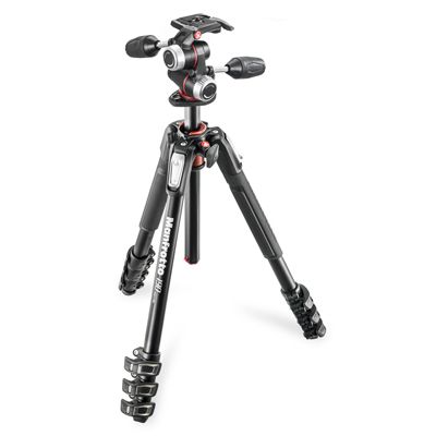 Manfrotto 190 Alu 4 Seg.+ MHXPRO-3W 