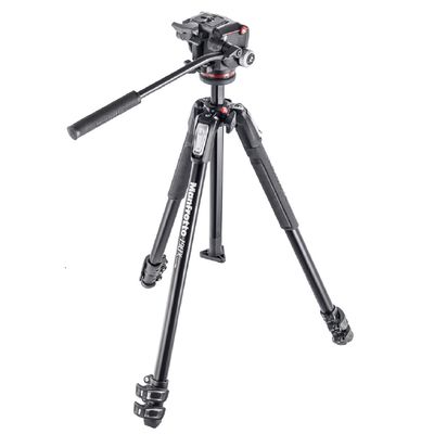 Manfrotto Stativ 190X Alu 3 Seg. + MHXPRO2 