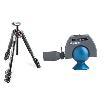 Manfrotto Stativ MT190XPRO4 + Novoflex MagicBall - Der Universelle - 