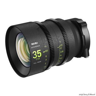 NiSi ATHENA PRIME 35mm T1.9 Cinema Lenses  Sony E-Mount