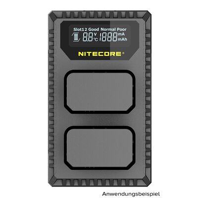 Nitecore USB-Ladegerät mit LCD-Display  USN1 für Sony NP-FW50