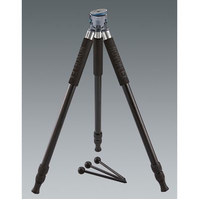 Novoflex Stativ   TrioBalance  Kalotte, 3-Segment Aluminiumbeinen, 3 austauschbaren Minibeinen und Stativtasche 