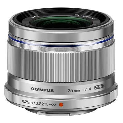 Olympus M.Zuiko AF 25mm f/1,8  Micro Four Thirds silber