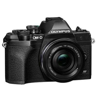 Olympus OM-D E-M10 Mark IV Pancake Kit  Micro Four Thirds schwarz