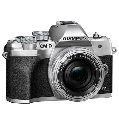 Olympus OM-D E-M10 Mark IV Pancake Kit  Micro Four Thirds silber