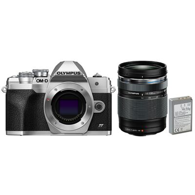 Olympus OM-D E-M10 Mark IV Special Edition inkl. M.Zuiko 14-150mm + 2ter Akku  silber