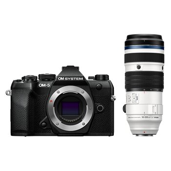 OM SYSTEM OM-5 II + M.Zuiko Digital ED 50-200mm f/2,8 IS PRO  schwarz