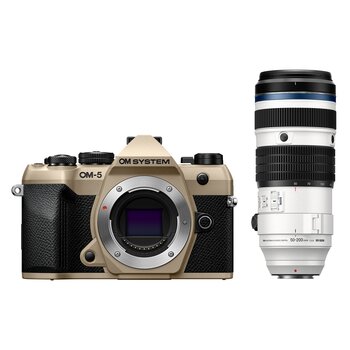 OM SYSTEM OM-5 II + M.Zuiko Digital ED 50-200mm f/2,8 IS PRO  sand-beige