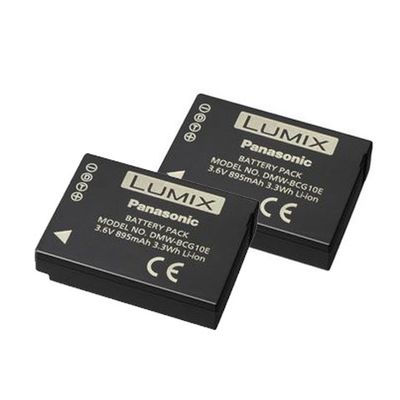 Panasonic Akku DMW-BCG 10  2er Pack