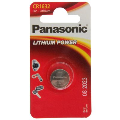 Panasonic Batterie Lithium CR1632 