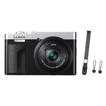 Panasonic DMC-TZ99 + DMW-BLG 10E + Peak Design Cuff Handgelenkschlaufe black  silber / schwarz