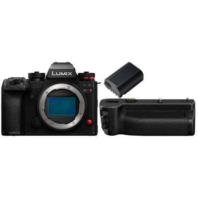 Panasonic Lumix DC-S1RII + Battergriff DMW-BG2E+ Zusatzakku DMW-BLK 22 