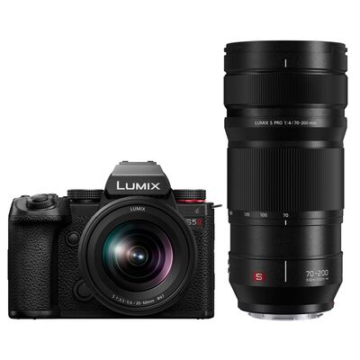 Panasonic Lumix DC-S5II + S 20-60mm f/3.5-5.6 + S Pro 70-200mm f/4,0 O.I.S. 