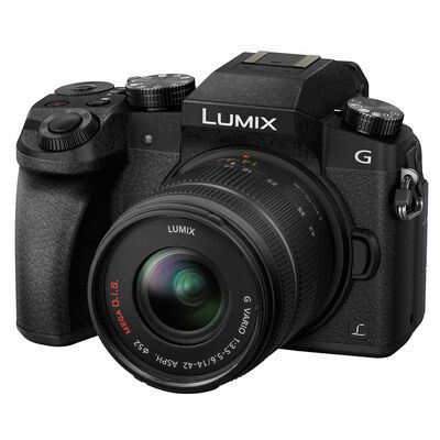 Panasonic Lumix DMC-G70 + AF 14-42mm OIS G-Vario  schwarz