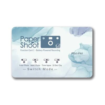 Paper Shoot Function Card - Recording 