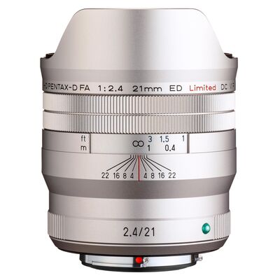 Pentax D FA 21mm f/2.4 ED Limited DC WR HD  silber Pentax K Vollformat