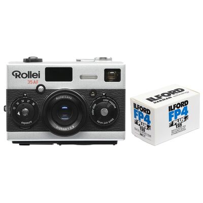 Rollei 35 AF +  Ilford FP 4 Plus 125 135/36 schwarz-weiss 