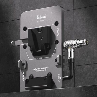 Rolux V-Mount Akkuhalter RL-VP4D für DJI Ronin 4D 