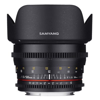 Samyang 50mm T/1,5 Video DSLR  Micro Four Thirds