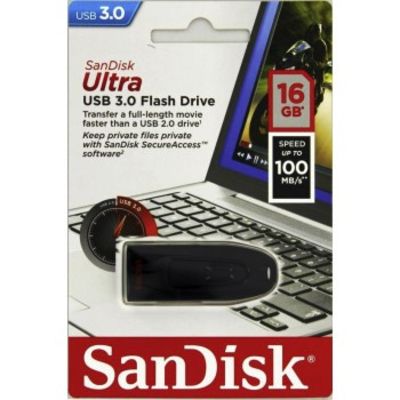 SanDisk Cruzer Ultra, USB 3.0, 100 MB/s  16 GB