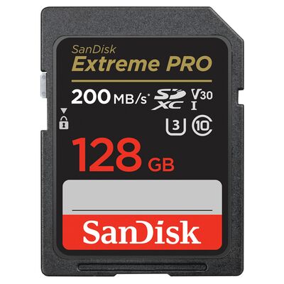 SanDisk Extreme Pro SDXC 200MB/s  128 GB