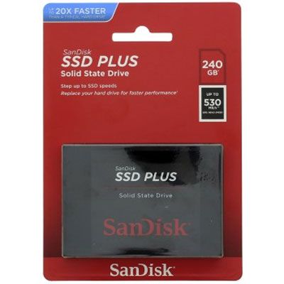 SanDisk SSD-Festplatte Plus, SATA 3 (6Gbit/s)  240GB