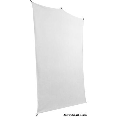 SAVAGE Travel Hintergrundstoff 1,52x2,13m  weiß