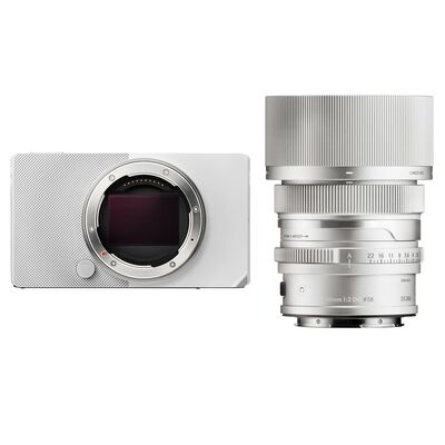 Sigma BF + 50mm f/2,0 DG Contemporary  silber