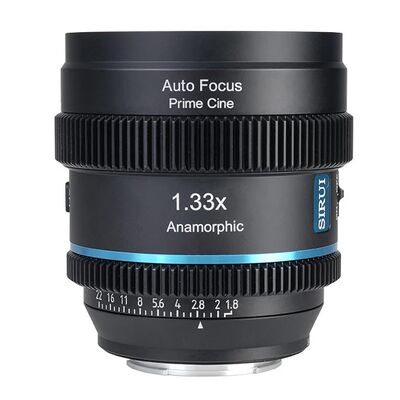 Sirui Anamorphic Lens 20mm T/1.8 1.33X S35 AF  Sony E-Mount Blue Flare