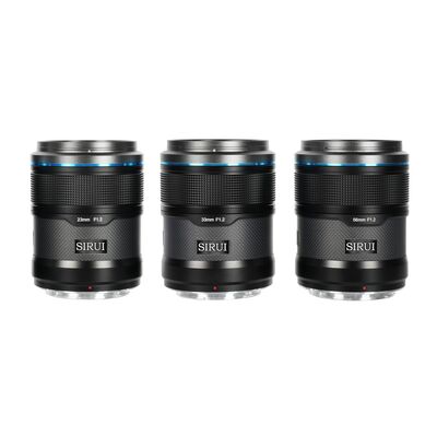 Sirui Sniper Kit 23mm, 33mm & 56mm f/1.2 Carbon  Schwarz Nikon Z (DX)