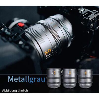 Sirui Vision Prime T1.4 Full-Frame Cine Lens  24-35-50 mm grau