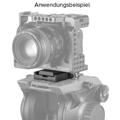 SmallRig 2144B Quick Release Clamp und Platte (Arca Kompatibel) 