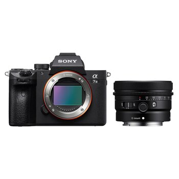 Sony Alpha 7 III (ILCE-7M3) Gehäuse + SEL 24mm f/2,8 G  schwarz-schwarz