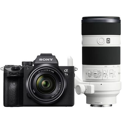 Sony Alpha 7 III (ILCE-7M3) + SEL 28-70mm + SEL 70-200mm f/4,0 OSS G 