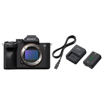 Sony Alpha 7 IV (ILCE-7M4) inkl. BC-QZ1 Schnell-Ladegerät + 2ter Akku NP-FZ 100 