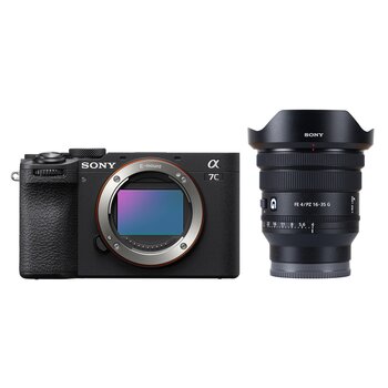 Sony Alpha 7C II (ILCE-7CM2) + 16-35mm f/4.0 G PZ  schwarz