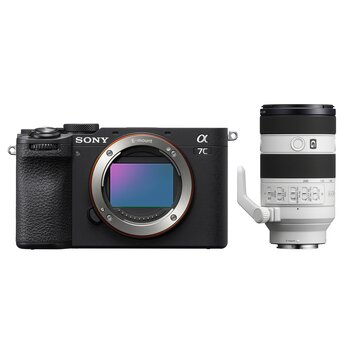Sony Alpha 7C II (ILCE-7CM2) + SEL SEL 70-200mm f/4,0 OSS G II  schwarz