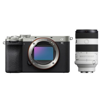 Sony Alpha 7C II (ILCE-7CM2) + SEL SEL 70-200mm f/4,0 OSS G II  silber