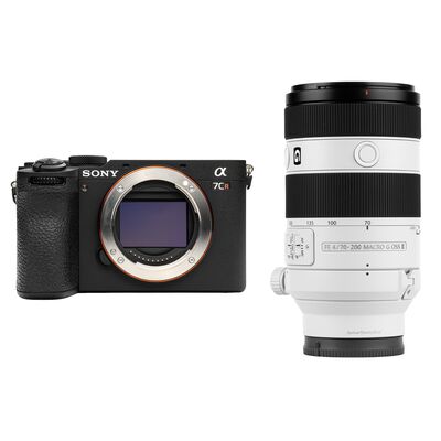 Sony Alpha 7C R (ILCE-7CR) + SEL 70-200mm f/4,0 OSS G II  schwarz