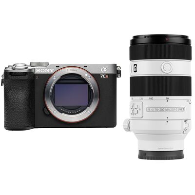 Sony Alpha 7C R (ILCE-7CR) + SEL 70-200mm f/4,0 OSS G II  silber