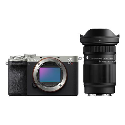 Sony Alpha 7C R (ILCE-7CR) + Sigma AF 20-200mm F3.5-6.3 DG Contemporary  silber