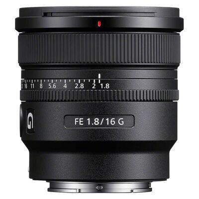 Sony SEL 16mm f/1.8 G  Sony FE-Mount