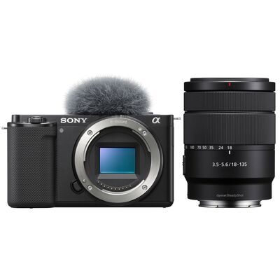 Sony Vlog-Kamera Alpha ZV-E10 + SEL 18-135mm f/3,5-5,6 OSS 