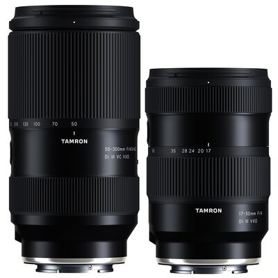 Tamron 17-50mm f/4 Di III VXD + 50-300mm f/4.5-6.3 Di III VC VXD   Sony FE-Mount