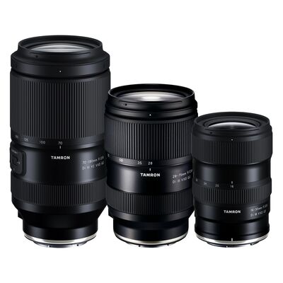 Tamron Objektivset 16-30mm f/2,8 Di III VXD G2 + 28-75mm f/2,8 Di III VXD G2 + 70-180mm f/2.8 Di III VC VXD G2  Sony  FE-Mount