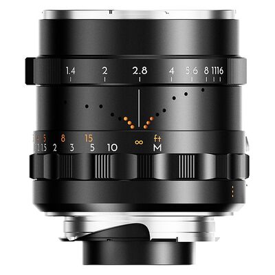 THYPOCH Simera Vollformat Objektiv 28mm f/1,4  Leica M schwarz