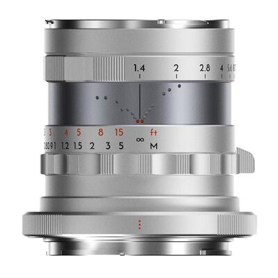 THYPOCH Simera Vollformat Objektiv 35mm f1.4  Nikon Z silber