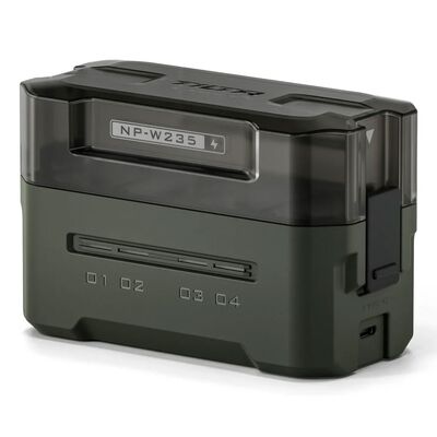 Tilta portable Ladestation  grün für NP-W235 (4 Kanäle)